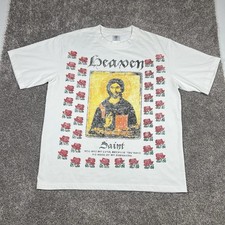 Saint Michael Rare Heaven Jesus T-Shirt Size XL Heavyweight Cotton Made In Japan picture