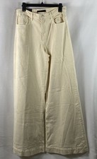 J Brand Women's Thelma High-Rise Super Wide Leg Jeans Off-White NWT Sz 30 picture