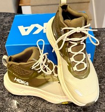 Hoka Transport Hike GTX Goretex Vibram Green Trail Running Shoes US Size 10 USED picture