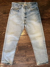 Vintage Levi's 501 Jeans 34x32 Button Fly Made In USA SF 1984 picture