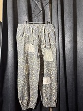 POL Leopard Print Patchwork Lace Jogger Pants Size L picture