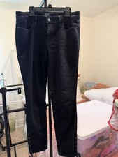 a.n.a. New Approach Mid Rise Jegging Size 10 Dark Wash Jeans NWOT picture