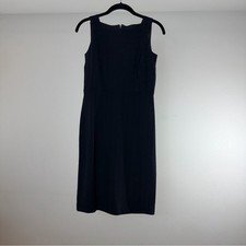 Ann Taylor Classic Black Midi Dress picture