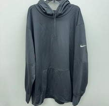 Nike Dri-fit Dark Gray Long Sleeve Pullover Hoodie Men's Size 5XL NWOT picture