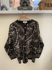 Vintage St Michael Medium Oversized Knit Gold Buttons Cardigan/ Jacket picture