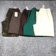 5 Pc Pants Lot Alfred Dunner Dickies Nine & Co DressBarn NWT Womens Mens picture