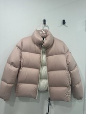 Authen MONCLER Pink Anterne Giubbotto Women’s Down pink Coat sz 1 US M  Fair picture