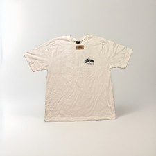 Stüssy Honolulu Chapter Tee White Size L New w/ Bag & Sticker picture
