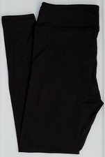 One Size LuLaRoe OS leggings Solid Black NEW Buttery Soft NWT picture