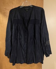 Lane Bryant L/S Button Up Shirt 26/28 New With Tags #054 picture