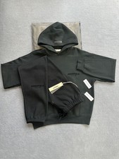 SS22 Essentials Set Black, Sweatpants + Hoodie, Sold Separately, Size XS & NEW picture
