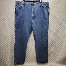 NEW Wrangler George Strait Cowboy Cut Jeans Men’s 42x32 Blue Western picture