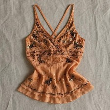Authentic Y2K Bebe Intricate beaded + sequined deadstock / new with tags size L picture