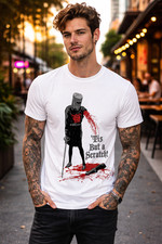 Tis But Scratch Retro Vintage Style Gothic Tis But a Fan Graphic T Shirt picture