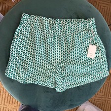 A New Day Geometric Print Shorts | L | retro, 70s, eclectic picture