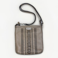 Brighton Roberta Andalusia Collection Woven Crossbody NWOT picture
