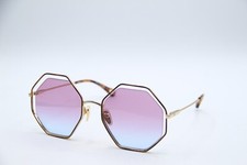 NEW CHLOE CH 0046S 006 GOLD HAVANA GRADIENT AUTHENTIC FRAMES SUNGLASSES 53-20 picture