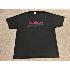 VTG Alstyle Las Vegas Graphic T-Shirt Mens 2XL Black Excellent Short Sleeve Tee picture