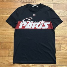 Givenchy Paris Motocross Big Logo Tee Shirt Small picture