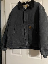 Mens Vintage Carhartt Distressed J164-PTL Sherpa Jacket picture