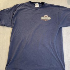 Tultex Men's Navy and Blue Tshirt picture