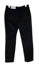 NWT Women's Liz Claiborne Black Amber Straight Pull-On Pants Jeans Size 10P... picture
