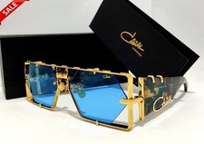 Cazal Modern Blue Tortoise &Gold Unisex Sunglasses with Blue Tinted Frame Md004 picture
