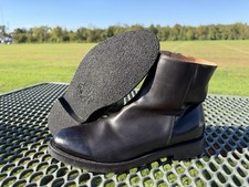 ALBERTO FASCIANI Ethan Black Leather Boots Men’s EU 42.5 US 8.5 picture