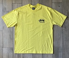 Stussy Honolulu Chapter Lemon T-Shirt Large 🏝️ picture