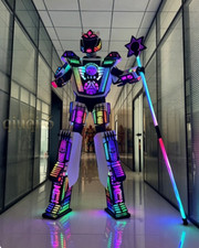 2026 Newest Wearable Robot Armor LED Mech Suit Party Stage Performance Gift picture