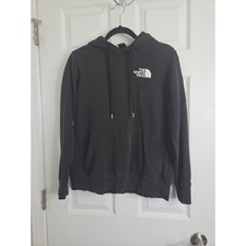 The North Face Hoodie Sweatshirt Women Small Black Good Pullover Kangaroo Pocket picture