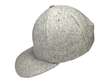 QUINTIN CO x USA-MADE Gray Wool BELT-STRAP BASEBALL HAT Outdoor Fishing Hike Cap picture