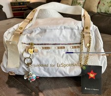 New Tokidoki for LeSportsac White Gionco Bianco Shoulder Bag Purse Handbag picture