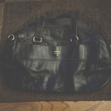 Fossil Vintage Issue No. 1954 Black Leather picture