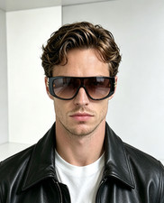 Chanel 5495 Shield Sunglasses Double C Logo Unisex Shades 130-131 picture