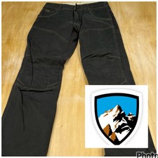 Kuhl The Law Espresso Vintage Patina Dye Cargo Pants Mens 31x32 Full Fit Canvas picture