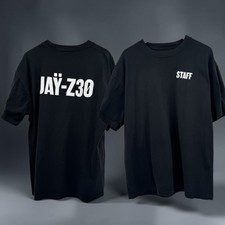 Official JAY-Z 30th Anniversary Tour Staff T-Shirt Black JAŸ-Z30 Merch Size XL picture