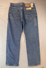 Vintage Levi's 505 Jeans Red Tab 2000 34x30 Regular Fit Straight Leg Dead Stock picture
