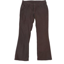 Riders by Lee Bootcut Pants Women 12P Brown Mid Rise Cotton Stretch IZS-G464-010 picture