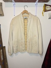 Vintage 1950s Pacific Trail Sportswear Corduroy Bomber Jacket Size M picture