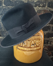 Vintage 1940's Knox TWENTY Fedora Hat Whippet Style RARE Size 7 3/8 picture