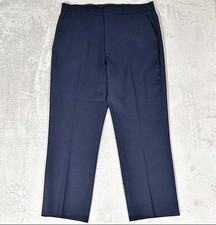 VTG 1981 Levi's Action Slacks Mens 40x38(Actual 40x32) Navy Dacron Talon Zip USA picture