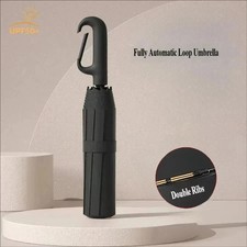 Automatic Folding Umbrella Windproof Sun Rain Large UV Protection Travel picture