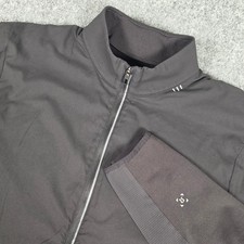 Lululemon Surge Warm 1/2 Zip Pullover Mens L Black Reflective Activewear Running picture