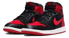 Size 10.5 - Nike Women's Air Jordan 1 High OG Satin Bred Shoes FD4810-061 picture