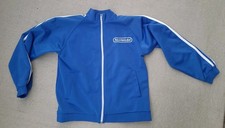 2003 Vintage Nintendo World Champion 1985 Jacket NES Blue White Stripes Size med picture