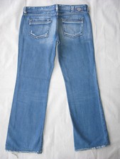 Diesel Reggins Low Boot Jeans Wm Sz 28 Distressed 100% Cotton Italy Made L28.75 picture