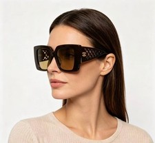 CHANEL CH5567 Sunglasses Square Frame 52-20-140 Women Designer Eyewear picture