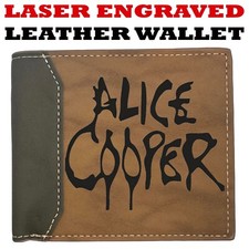 Alice Cooper - Leather Bifold Wallet - - Premium Leather Wallet picture