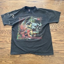 Vintage 1993 Danzig T Shirt Band Tee Thrall Demonsweatlive - Distressed, Size XL picture